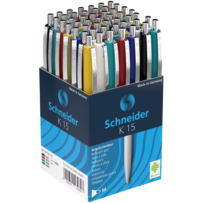 Kugelschreiber K15 | Schneider | Schreibfarbe: blau / rot / schwarz | 1 Stück