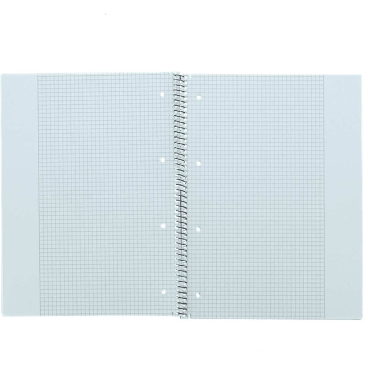 LANDRÉ Collegeblock | A4 | Abriss | 80 Blatt | 70 g/m² | 4-fach gelocht | kariert mit Rand rechts & links