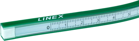 LINEX Flexible Kurve mit Tuschekante, Kurvenverlauf bis 15mm Radius - verschiedene Ausführungen