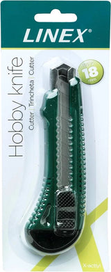 LINEX Hobby Cutter mit Klingenvorschub, Feststellklemme und Metallverstärkung - verschiedene Ausführungen