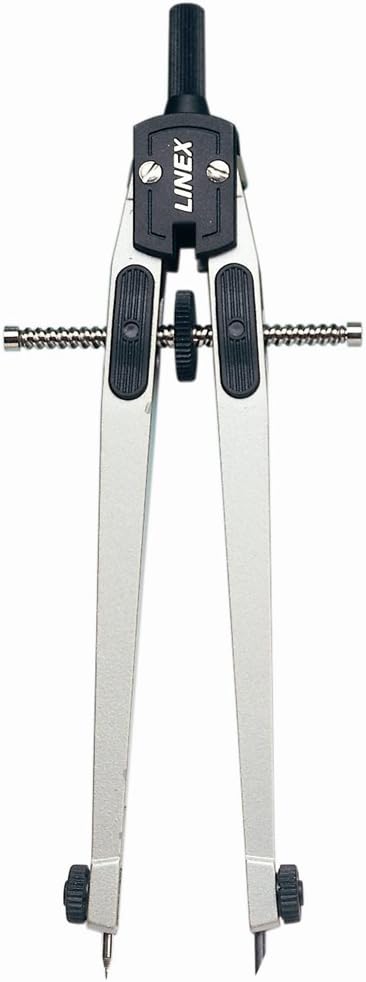 LINEX Präzisions-Steckzirkel und Basis-Schulzirkel mit Schnellverstellung und Ersatzminen - verschiedene Ausführungen