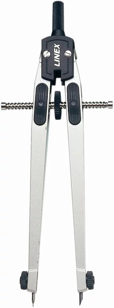 LINEX Präzisions-Steckzirkel und Basis-Schulzirkel mit Schnellverstellung und Ersatzminen - verschiedene Ausführungen