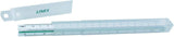 LINEX Schulreißschiene mit senkrechter Kante, 5 cm breit, verschiedene Längen verfügbar