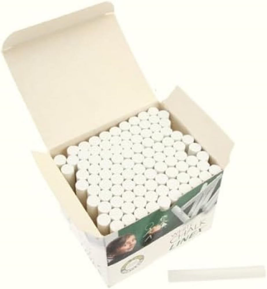 LINEX staubfreie ungiftige Kreide, rund, 80 mm lang, 10 mm Durchmesser, im Karton - verschiedene Ausführungen