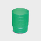 melipul MEHRWEG-Medikamentenbecher / Deckel | stapelbar | PP | 25ml | Pack 60 Stück | versch. Farben