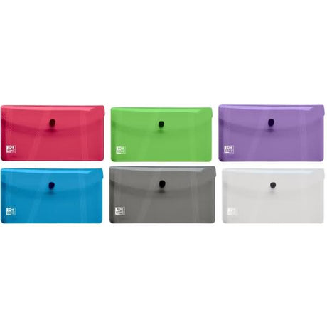 Oxford Brieftasche "hawai" in verschiedenen Formaten, sortiert und transparent, 5er Pack - verschiedene Ausführungen