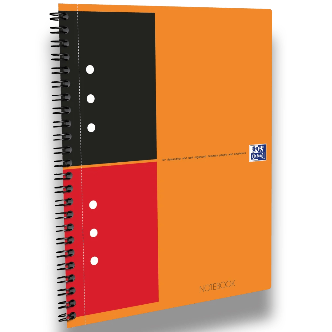 OXFORD International Notebook mit Optik Paper®, 80 Blatt - verschiedene Ausführungen