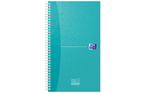 Oxford Office Essentials Task Manager 14,1x24,6 cm Softcover doppelspiralgebunden, Sonderlineatur, 115 Blatt, aqua, scribzee kompatibel