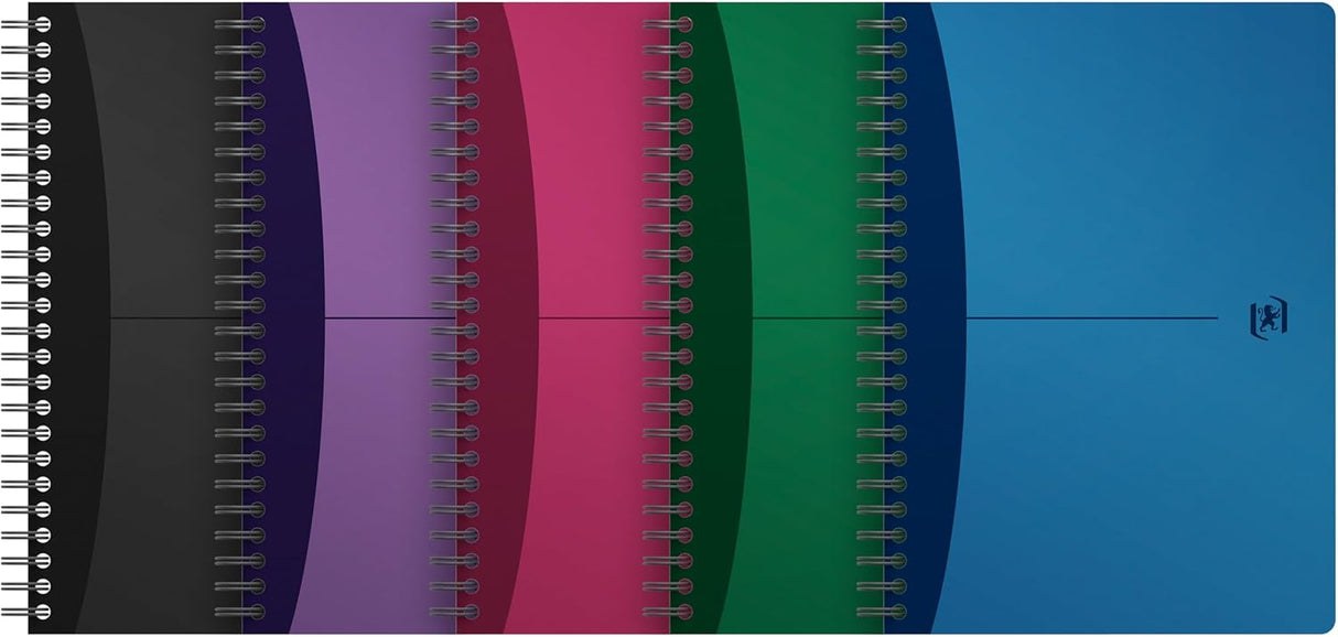 Oxford Office Spiralbuch "Urban Mix" mit Optik Paper®, Mehrfarbig Packung - verschiedene Ausführungen