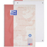 Oxford Recycling College- und Schulblock A4/A5+, 50-80 Blatt, Optik Paper® - verschiedene Lineaturen