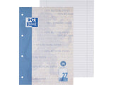 Oxford Recycling College- und Schulblock A4/A5+, 50-80 Blatt, Optik Paper® - verschiedene Lineaturen