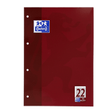 OXFORD Schule Arbeitsblätterblock A4, 50 Blatt, Optik Paper®, 4fach gelocht - verschiedene Ausführungen