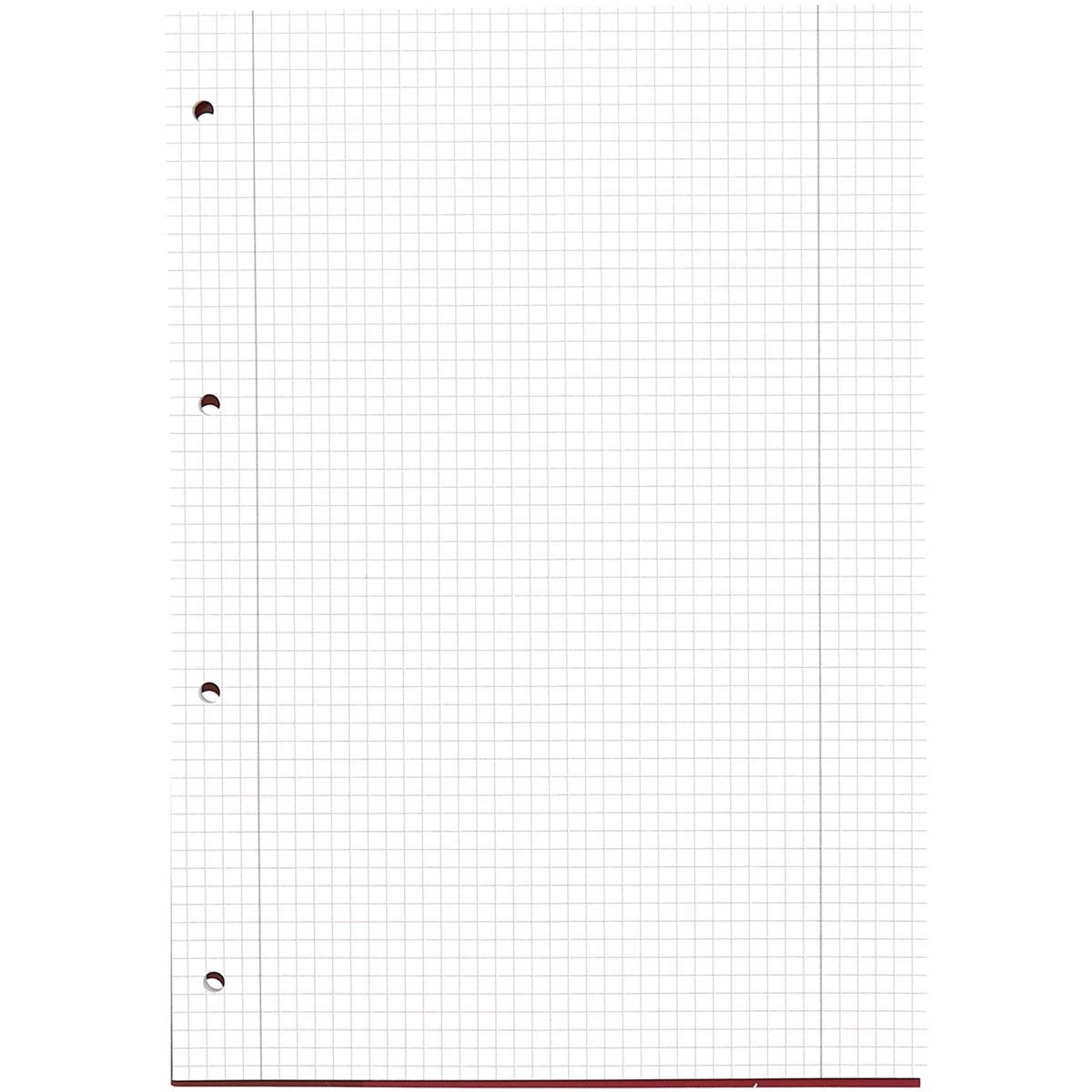 OXFORD Schule Schulblock A4, kopfgeleimt, 50 Blatt, Optik Paper®, 4fach gelocht - verschiedene Ausführungen