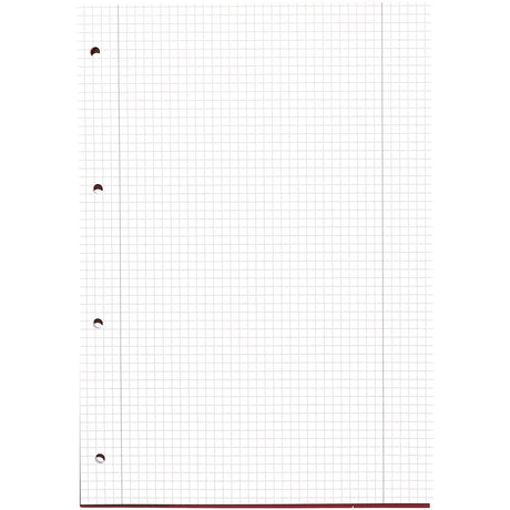 OXFORD Schule Schulblock A4, kopfgeleimt, 50 Blatt, Optik Paper®, 4fach gelocht - verschiedene Ausführungen