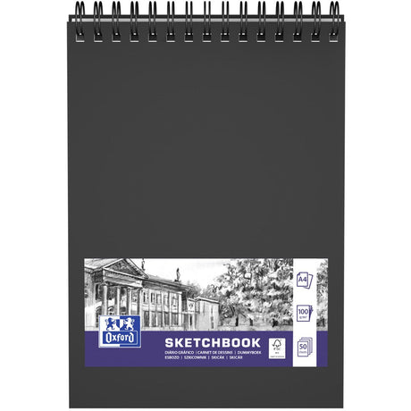 Oxford Sketchbook mit Spiralbindung oder Fadenheftung, Hardcover - verschiedene Ausführungen
