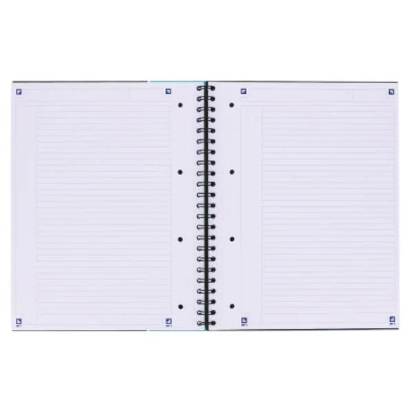 Oxford Studium A4+ Hardcover and Polypropylen Doppelspiralgebundenes Notebook/ Projectbook - verschiedene Ausführungen