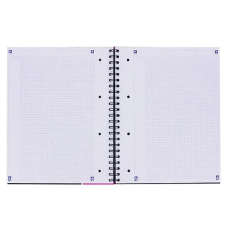 Oxford Studium A4+ Hardcover and Polypropylen Doppelspiralgebundenes Notebook/ Projectbook - verschiedene Ausführungen