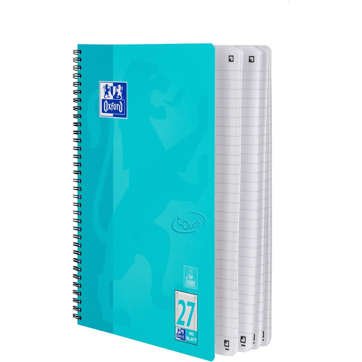 Oxford Touch Collegeblock A4+ und B5, 80 Blatt Optik Paper - verschiedene Ausführungen