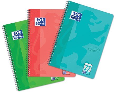 Oxford Touch Collegeblock A4+ und B5, 80 Blatt Optik Paper - verschiedene Ausführungen