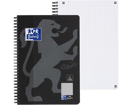 Oxford Touch Collegeblock A4+ und B5, 80 Blatt Optik Paper - verschiedene Ausführungen