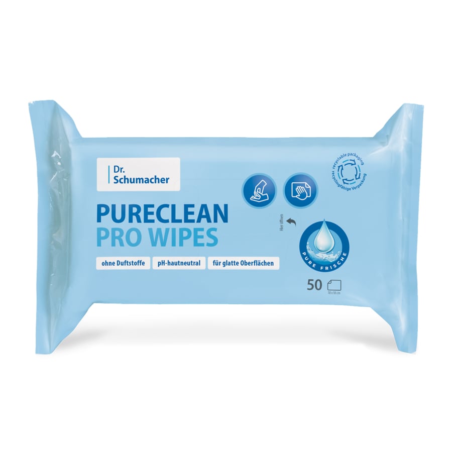 Pure Clean Pro Wipes | 80 Tücher