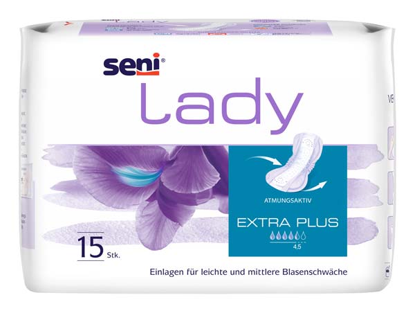 Seni Lady Extra Plus | Slip Einlage | 1 Packung á 15 Stück