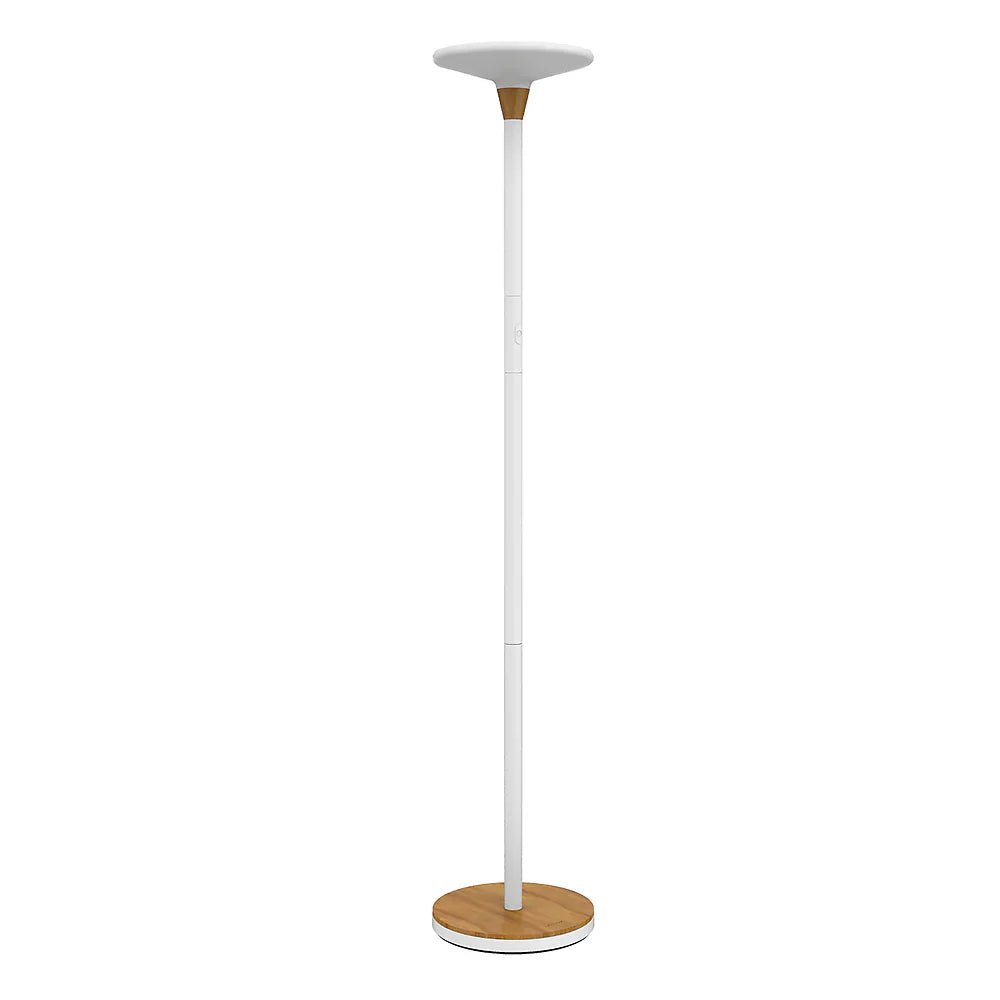 Unilux BALY BAMBOO LED-Deckenfluter weiß-bambus, dimmbar