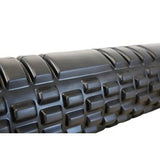 Unilux ROLLER FEET rollbare Fußstütze schwarz, zylindrische Massagefußstütze, 14 cm Durchmesser, 44 cm breit