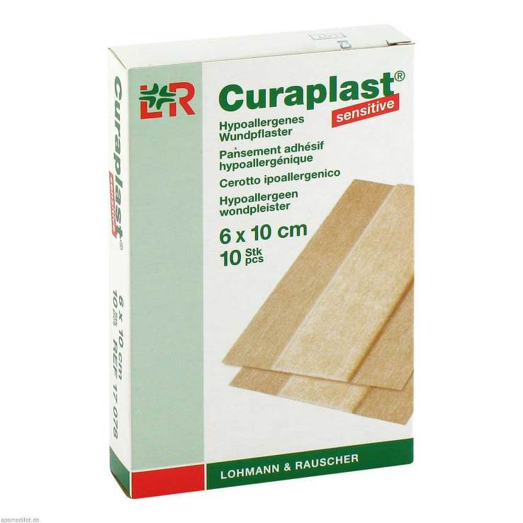 Curaplast Wundschnellverb. sensitiv 6x10 cm 1 m