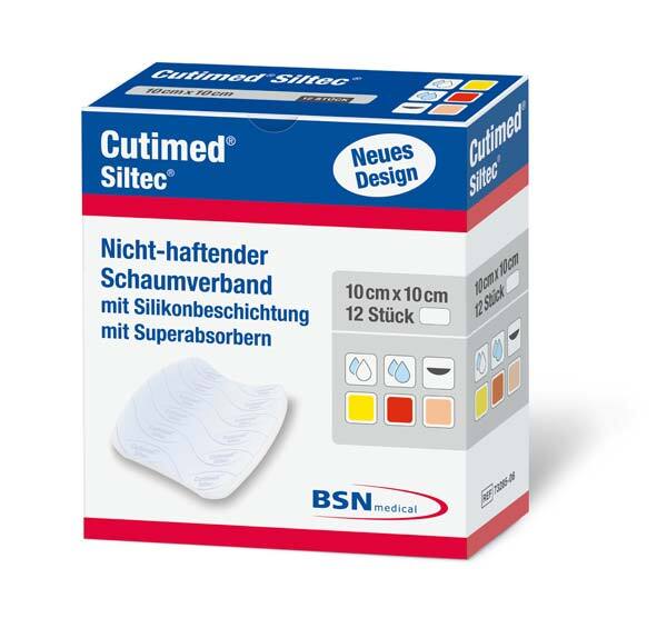 CUTIMED Siltec Schaumverb.20x20 cm nicht haftend