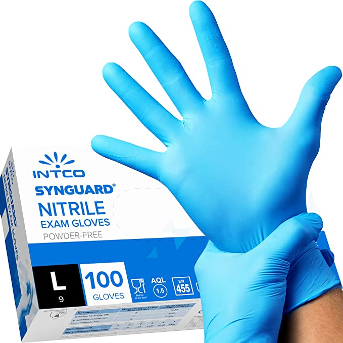 Intco Nitril Handschuhe Blau - puderfrei - sofort Lieferbar - günstige Preise
