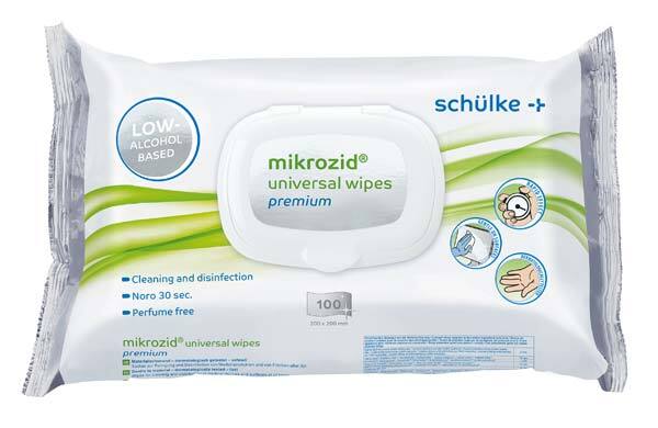 MIKROZID universal wipes premium | 100 Tücher | Flächendesinfektion