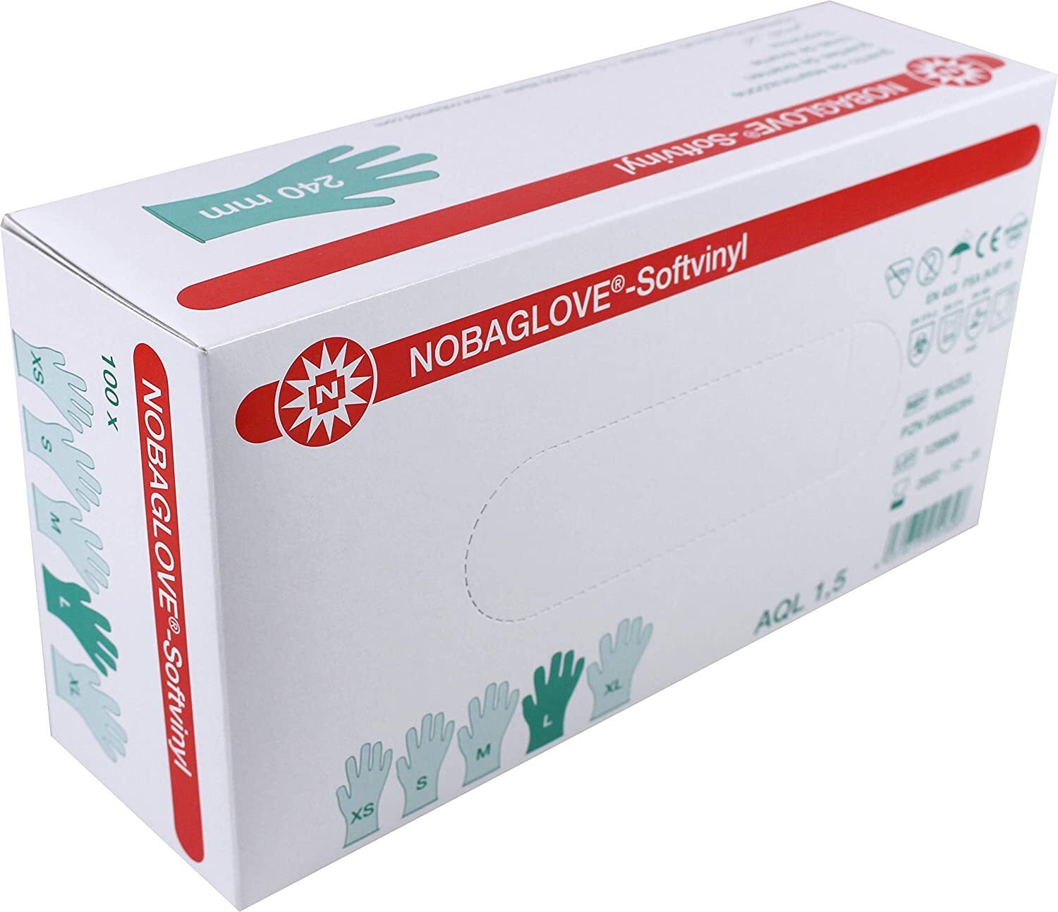 nobaglove handschuhe Nobaglove Vinyl Untersuchungshandschuh Puderfrei – AGV Medical Care