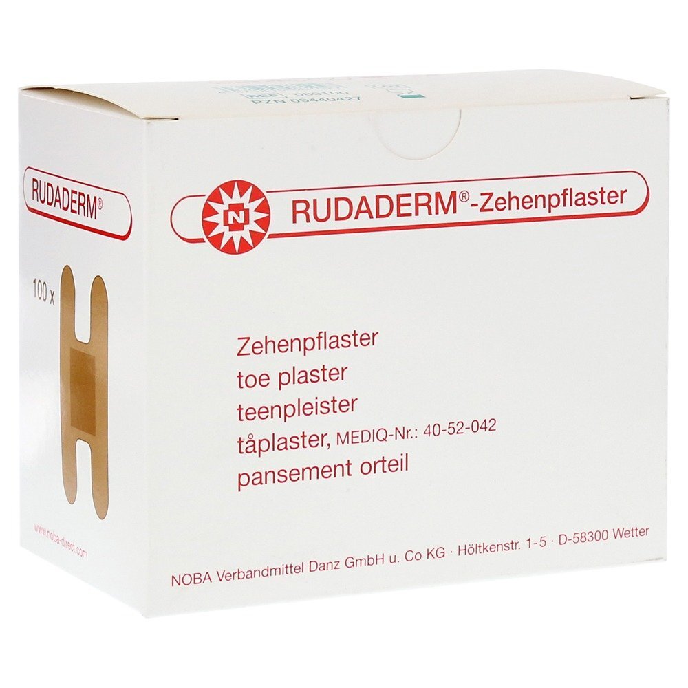 Rudaderm Zehenpflaster | 100 Stück