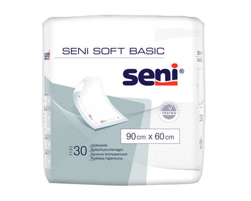 Seni Soft Basic | Bettschutzeinlage | 60 x 60cm | 90 x 60cm | 1 Packung á 30 Stück
