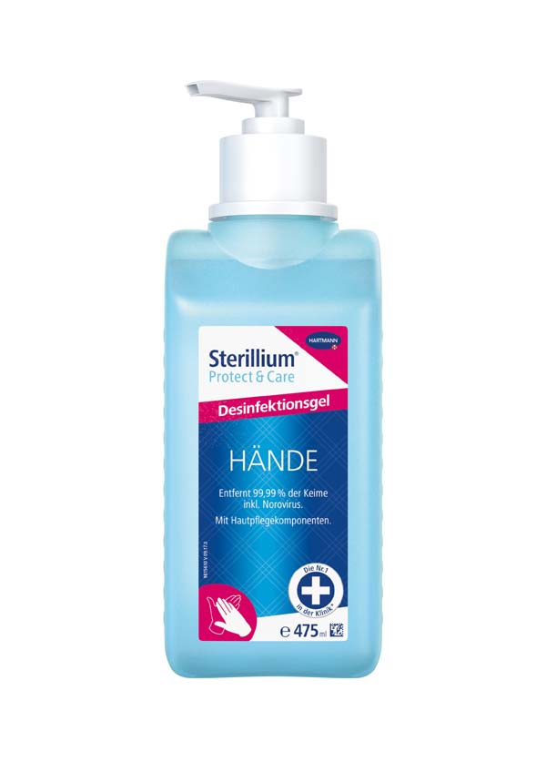 STERILLIUM Protect & Care Hände Gel mit Pumpe - 475ml