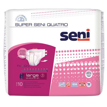 Super Seni Quatro | Windelhose | 1 Packung á 10 Stück | verschiedene Größen