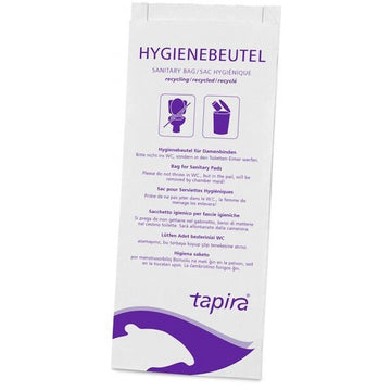 Tapira Papier-Hygienebeutel, bedruckt, weiß