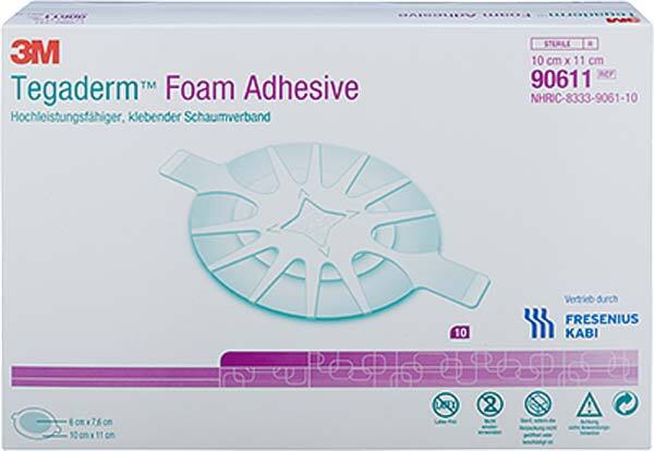 TEGADERM Foam Adhesive FK 10x11 cm oval 90611
