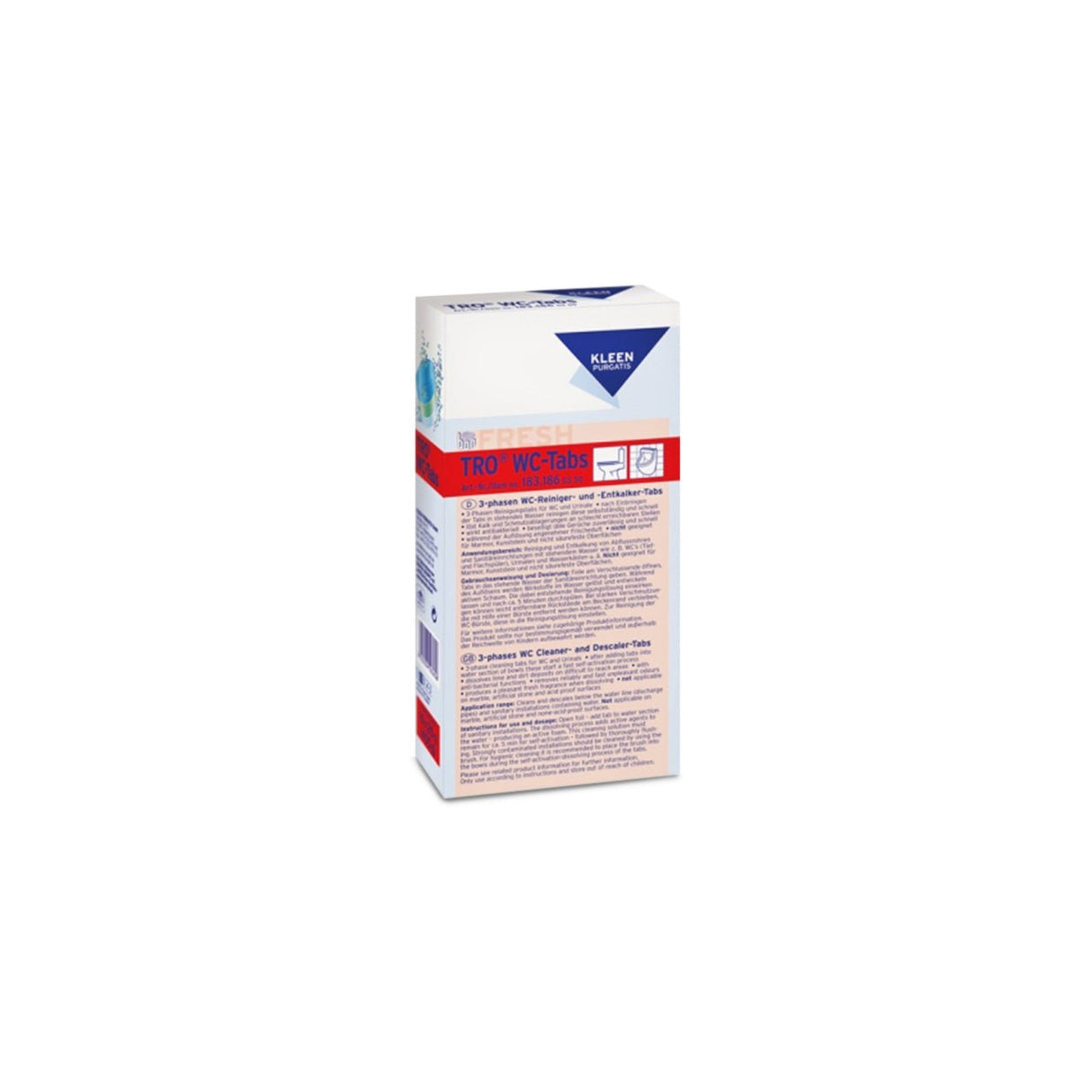 TRO WC-Reiniger- und Entkalker-Tabs 16 x25g Tabs