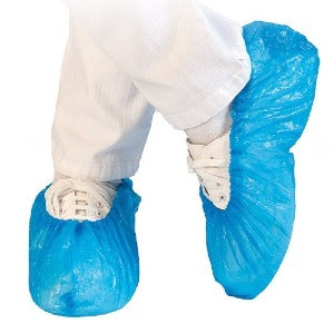 handschuhe mit überzieher Überziehschuhe | Unigloves | blau | 100 Stück – AGV Medical Care