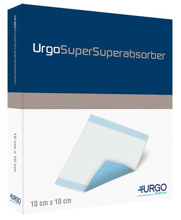 URGO SUPER SUPER ABSORBER 10x10 cm Verband 25 Stück